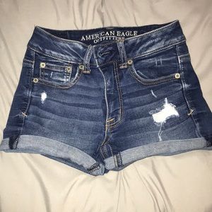 High Waisted Jean Shorts